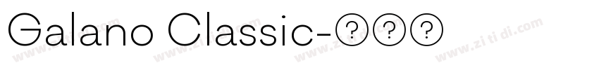 Galano Classic字体转换